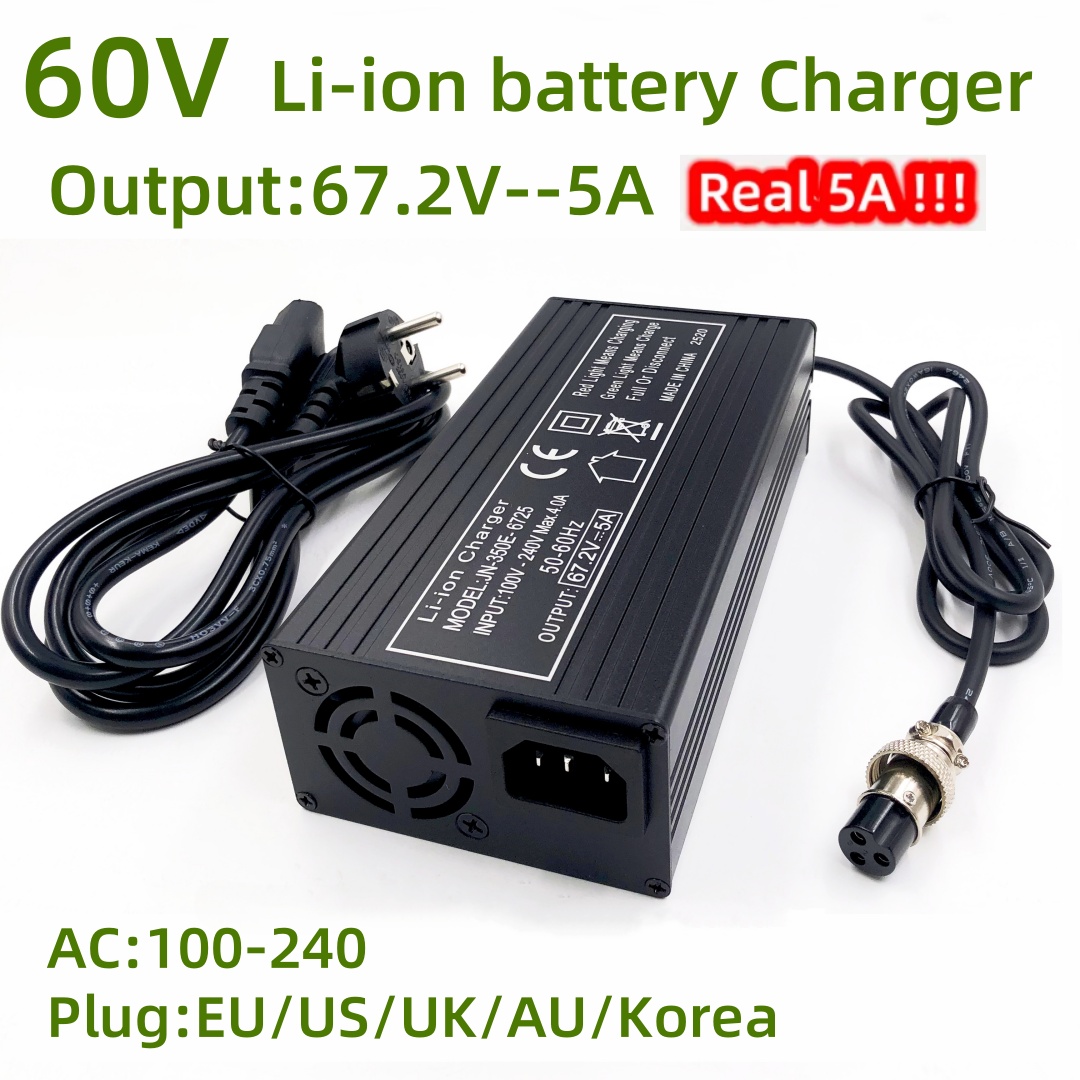 84V 20A Smart Charger - 67.2V 5A Snelle Lading 5A Oplader