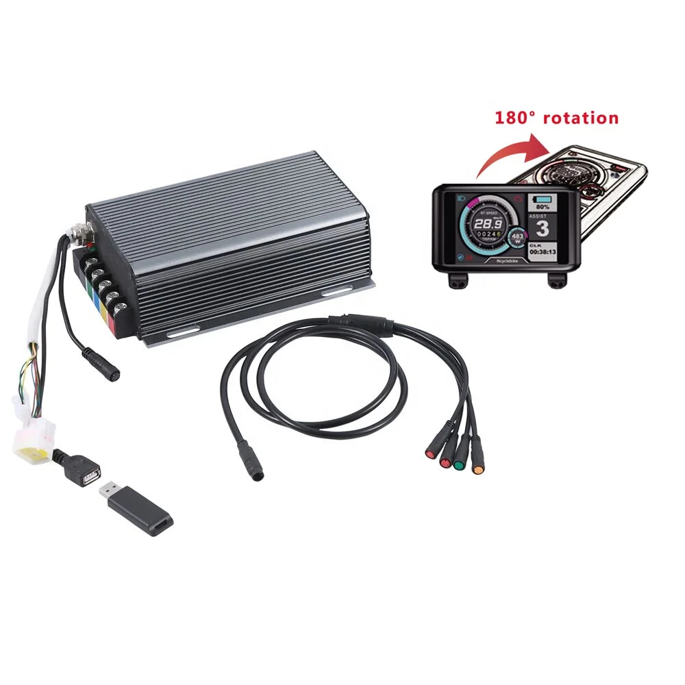 Ebike 48v 72v QS V3 5000w moto - 72V 100A Sabvoton Controller recensie en prijs