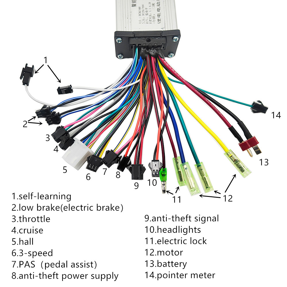 36V 48V 350W E-Bike Controller - Kelly Kls7230S Controller recensie en prijs