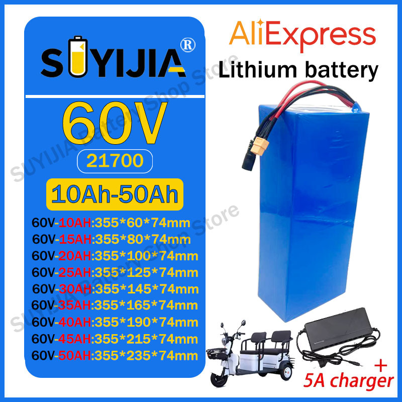 21700 60V 50Ah 45Ah 20Ah 25Ah  - 60V 50Ah Electric Scooter Battery recensie en prijs