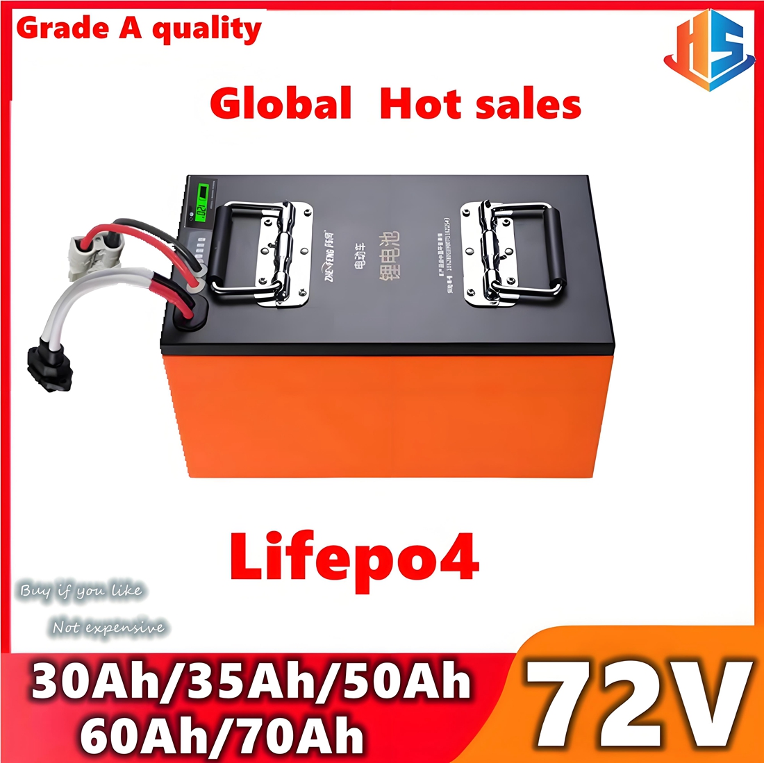 Scooter EV 72V 50Ah 60AH 35AH  - 72V 40Ah Lifepo4 Battery Pack recensie en prijs