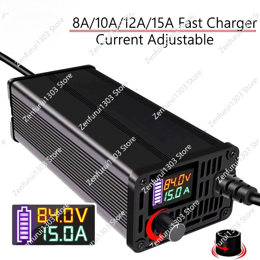 10A 15A 24V 48V 58.4V 72V 60V  - 72V 15A Fast Charger recensie en prijs