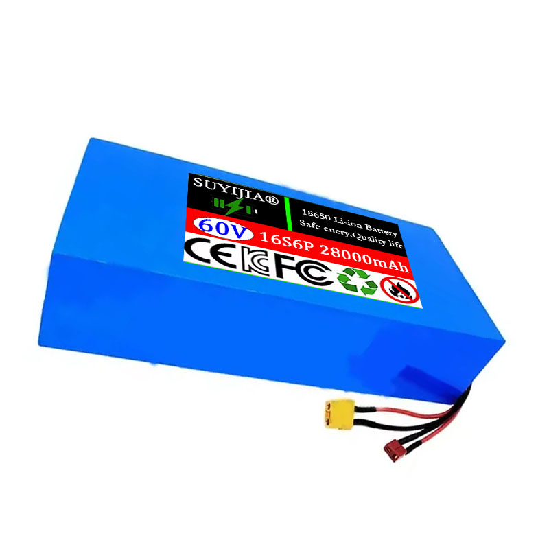 Nieuwe 16S6P 60 V 28Ah 18650 L - 60V 50Ah Electric Scooter Battery recensie en prijs