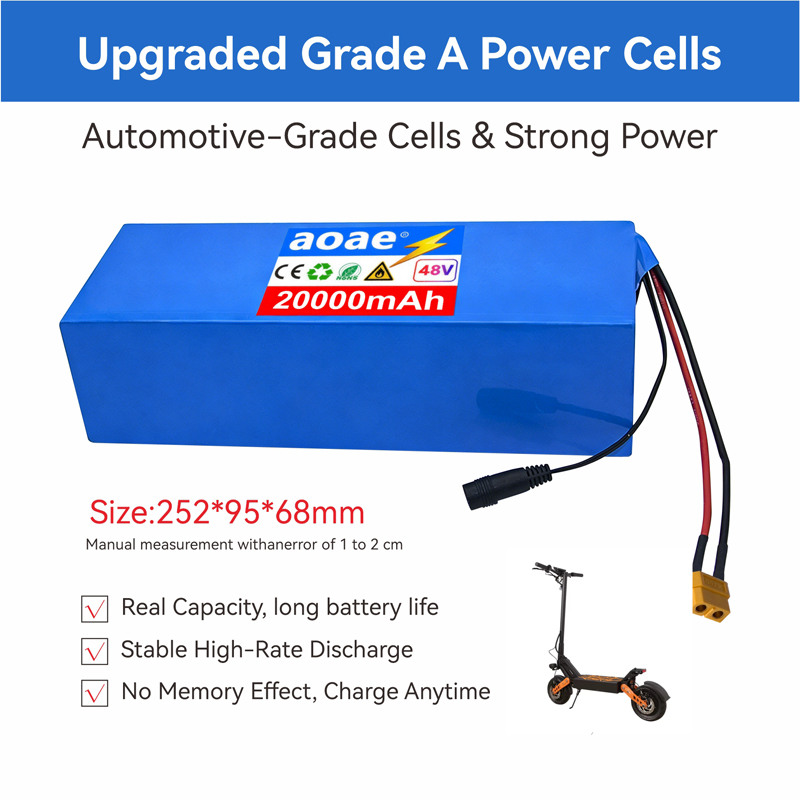 48V elektrische scooterbatteri - 60V 50Ah Electric Scooter Battery recensie en prijs