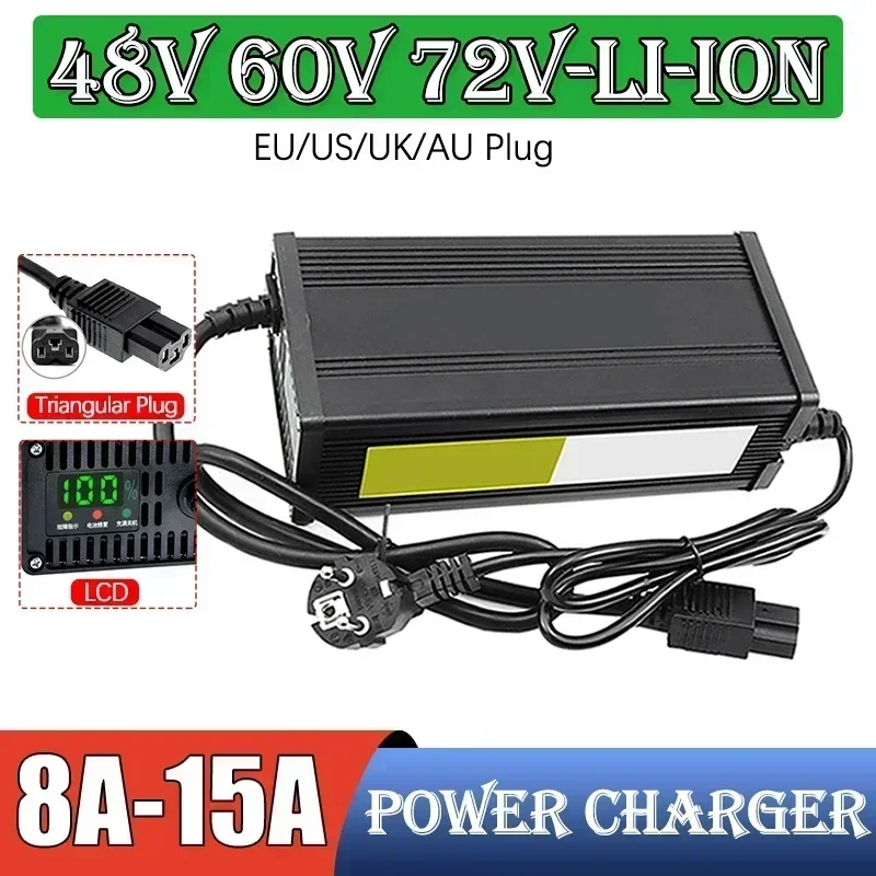48V 60V 72V Elektrische Voertu - 72V 15A Fast Charger recensie en prijs